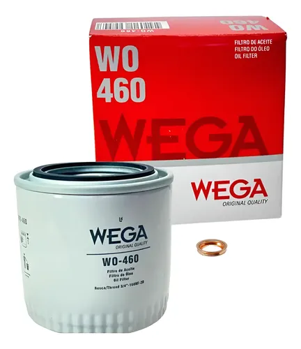 FILTRO ÓLEO WEGA WO-460 AUDI FIAT VW CHRYSLER VOLVO