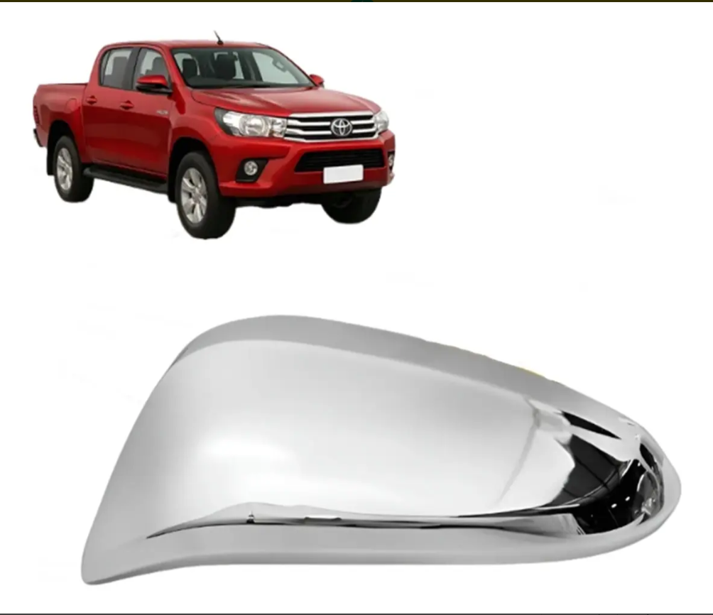 CAPA DE RETROVISOR LE HILUX 17/ CROMADO
