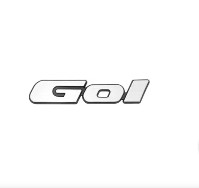 Emblema GOL Volkswagen Gol G1 Quadrado 91/97 Traseiro