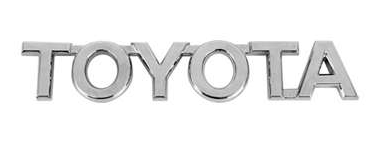 EMBLEMA TOYOTA HILUX CROM