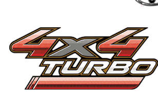 ADESIVO 4X4 TURBO HILUX 09/