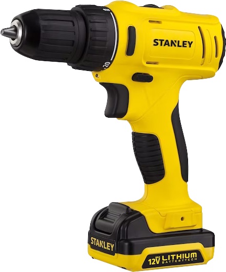 Parafusadeira/Furadeira a Bateria 12 V Max com Bateria e Carregador, SCD121S1-BR, Stanley