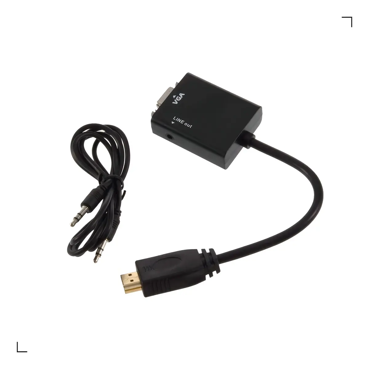 ADAPTADOR HDMI/VGA + AUDIO