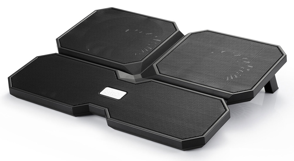SUPORTE PARA NOTEBOOK DEEPCOOL MULTI CORE X6 BLACK COM 4 FANS