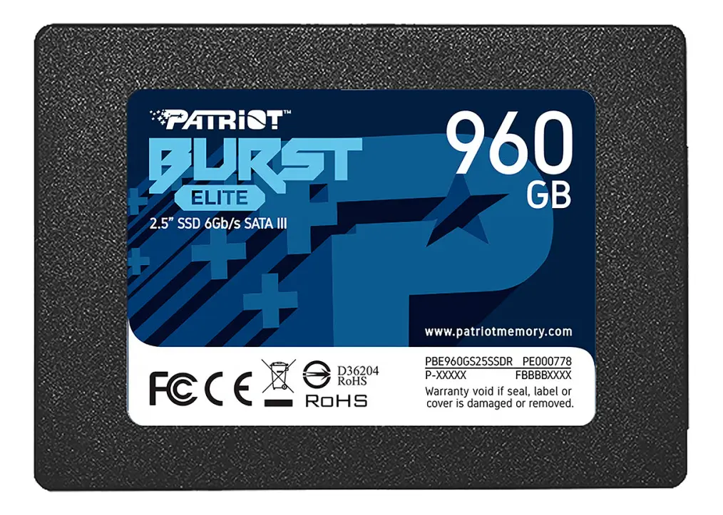 SSD PATRIOT BURST ELITE 960GB SATA