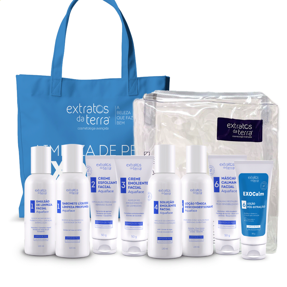 Kit Limpeza de Pele Compacto com Exossomos