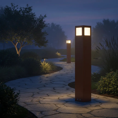 Balizador LED Soquete e - 27 1 Metro Marrom Marrom