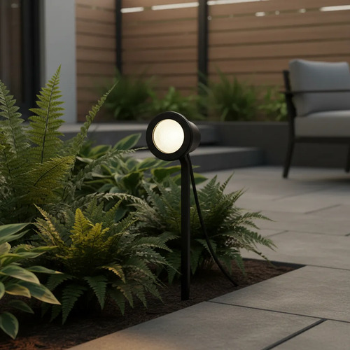 Espeto com LED e Troca Cor da Lente Preto