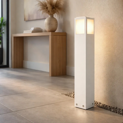 Balizador LED Soquete e - 27 30 CM Branco