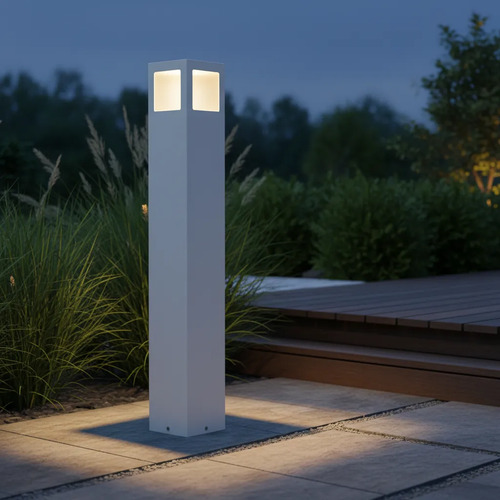 Balizador LED Soquete e - 27 70 CM Branco
