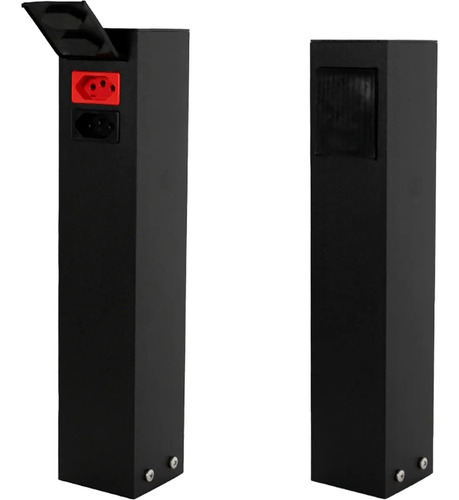 Tomada Area Externa Ou Jardim 30 CM Preto - imagem 8