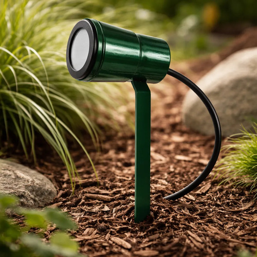 Espeto com LED e Troca Cor da Lente Verde