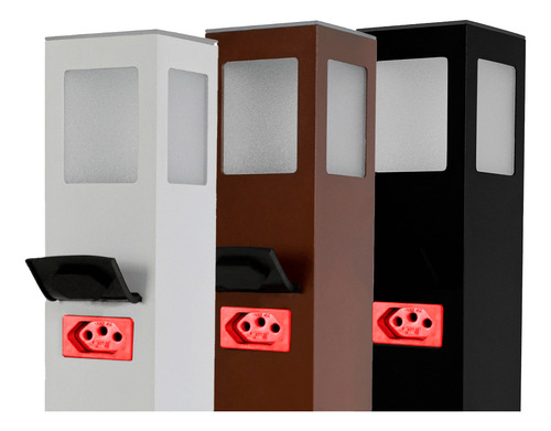 Balizador com Tomada LED E27 50 CM Preto - imagem 6