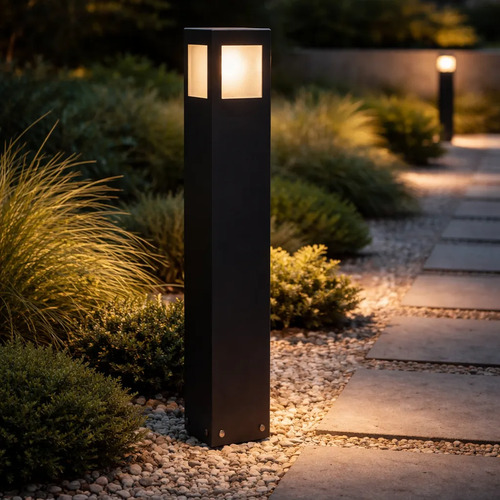 Balizador LED Soquete e - 27 1 Metro Preto Preto