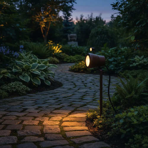 Espeto com LED e Troca Cor da Lente Marrom