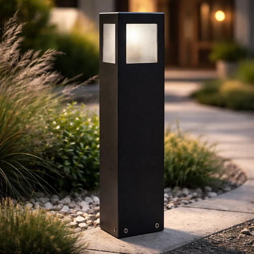 Balizador LED Soquete e - 27 70 CM Preto