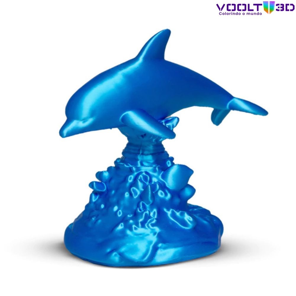 Filamento Voolt 3D - PLA Azul Sky V-Silk High Speed Premium - 1Kg
