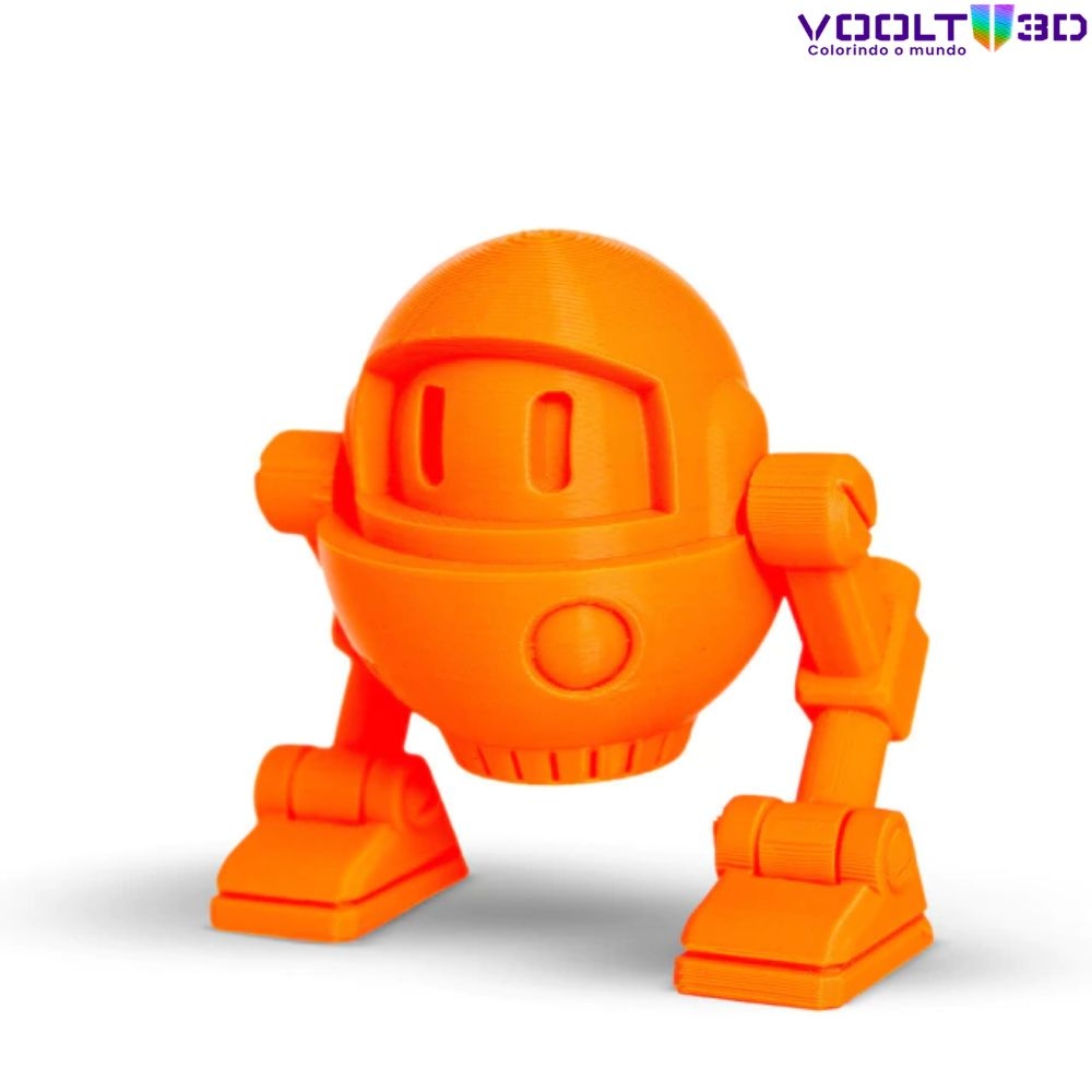 Filamento Voolt 3D - PLA Laranja High Speed Premium - 1Kg