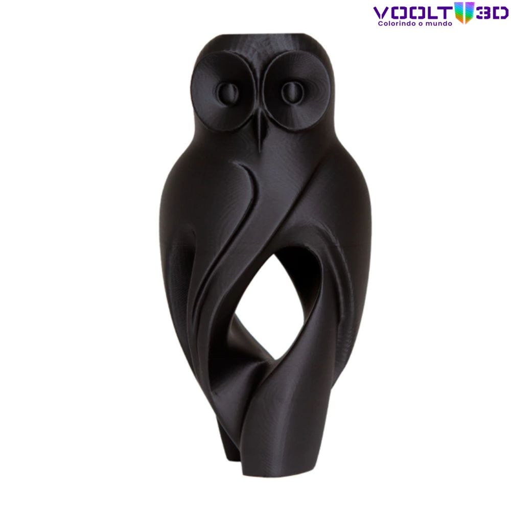 Filamento Voolt 3D - PLA Preto Velvet High Speed Premium - 1Kg