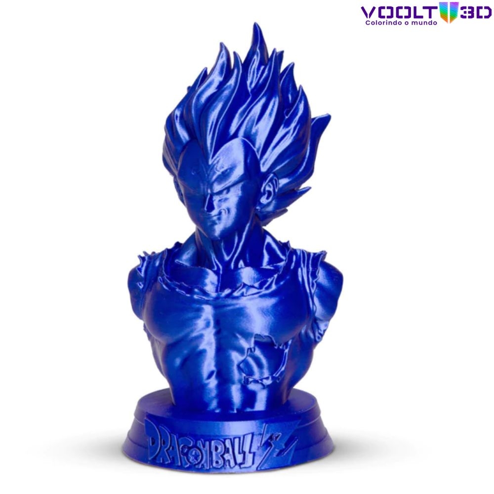 Filamento Voolt 3D - PLA Azul Safira V-Silk High Speed Premium - 1Kg