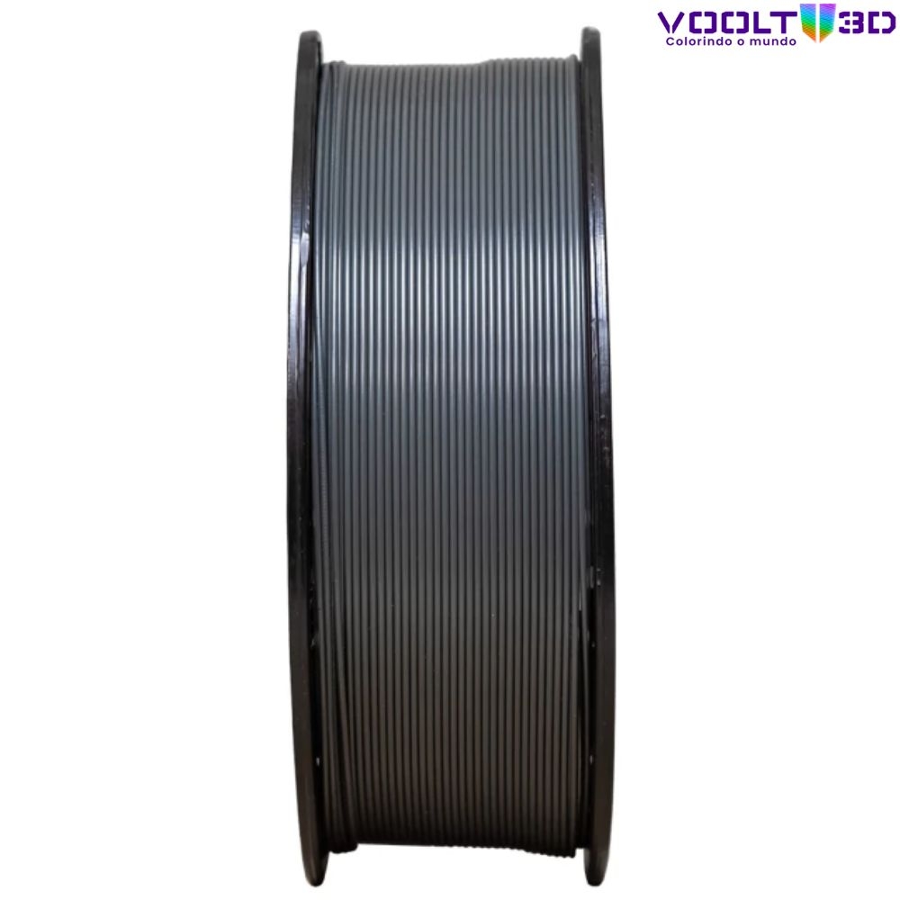 Filamento Voolt 3D - ABS Cinza Grafite High Speed Premium - 1Kg