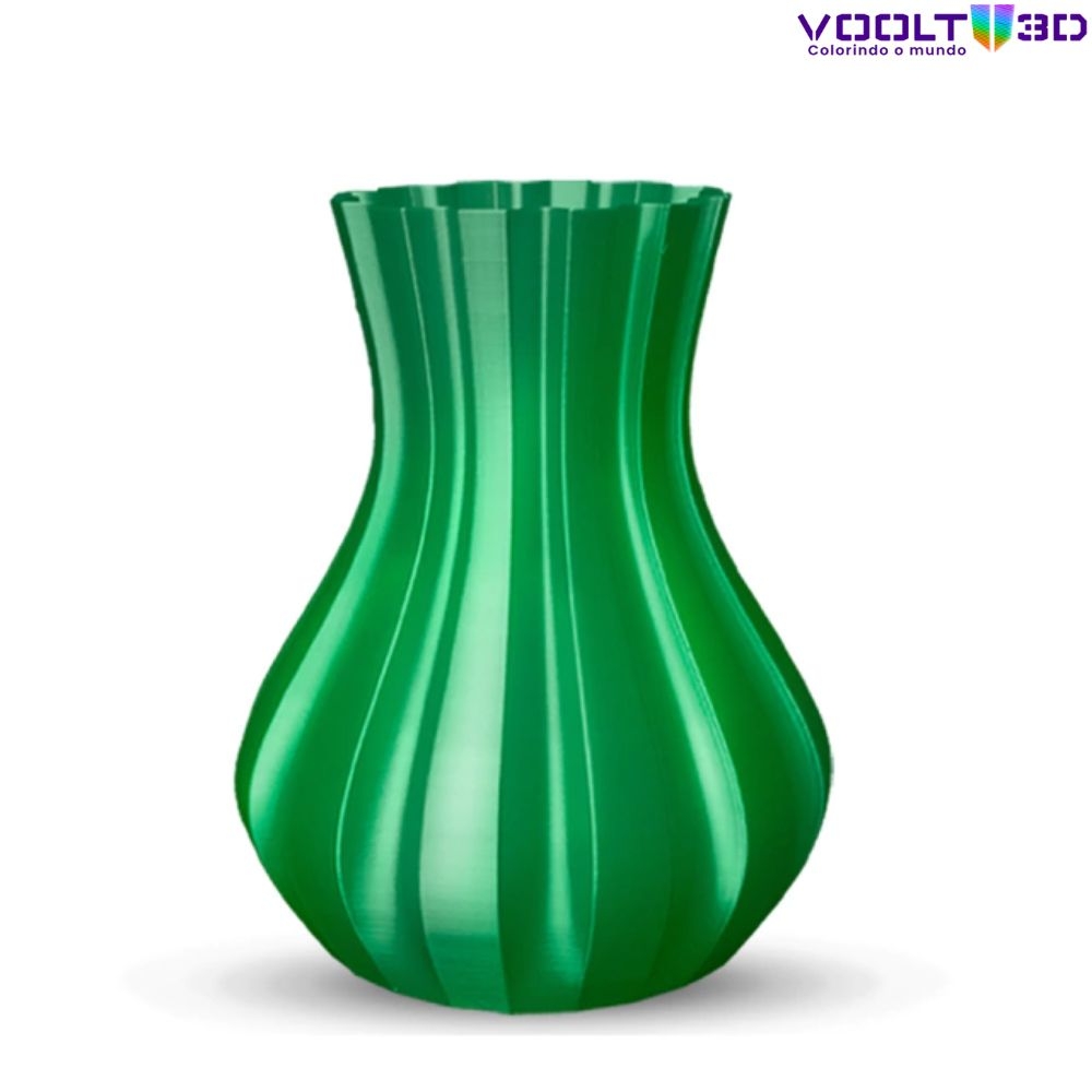 Filamento Voolt 3D - PLA Verde V-Silk High Speed Premium - 1Kg