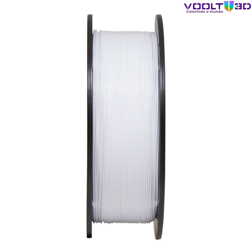 Filamento Voolt 3D - PETG HF Branco Dental High Fluidity Premium - 1Kg