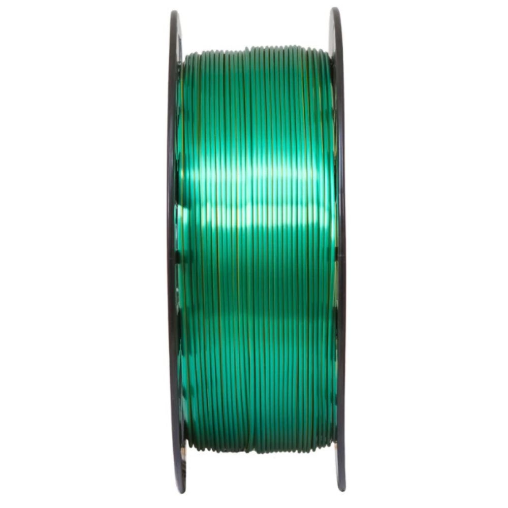 Filamento Voolt 3D - PLA Duo Color Shadow Dourado e Verde V-Silk - 1kg