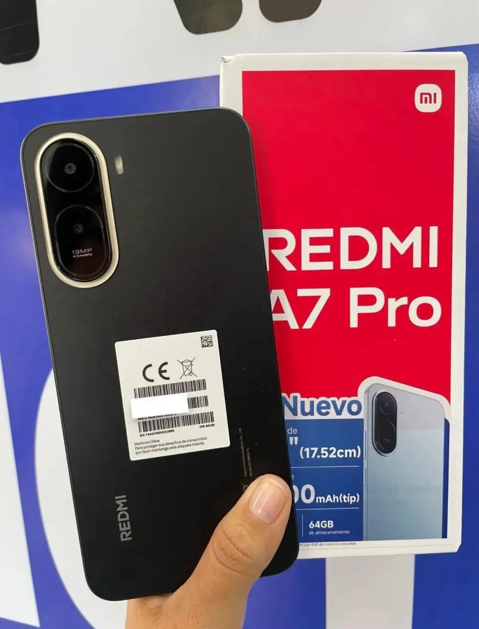 Celular Xiaomi Redmi A7 Pro 4/128gb PRETO