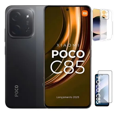 Celular Poco c85 8/256gb PRETO