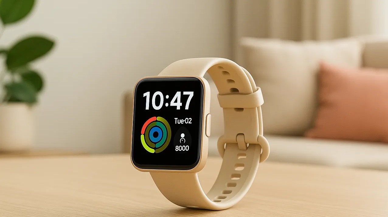 Relógio Xiaomi Redmi Watch 5 Lite BRANCO/GOLD