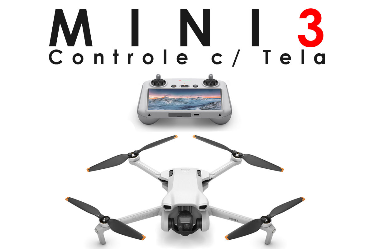DJI Mini 3 Normal Controle (COM TELA)