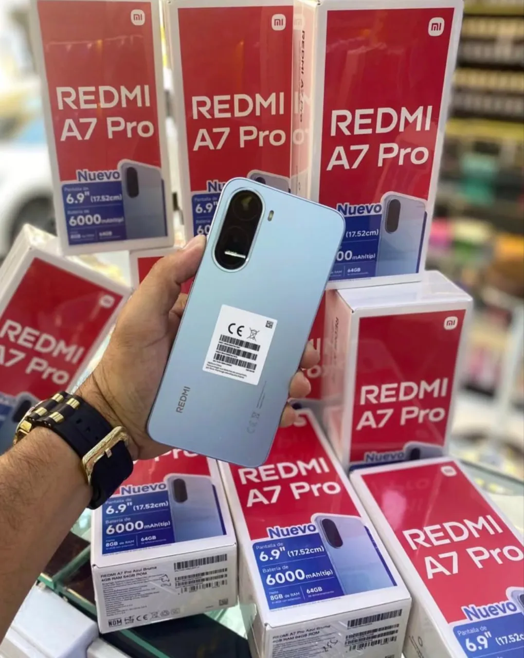 Celular Xiaomi Redmi A7 Pro 4/128gb AZUL