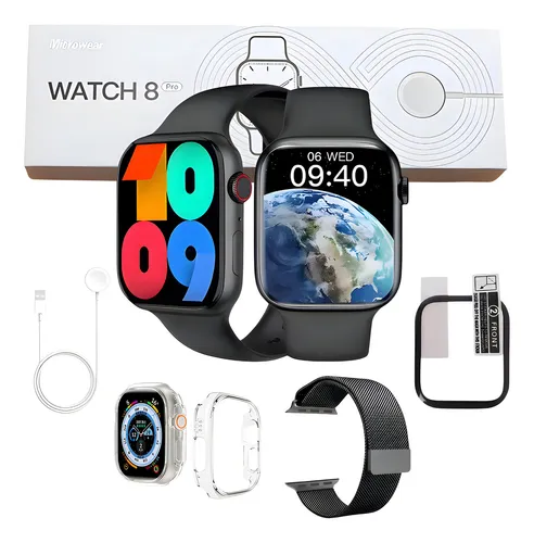 Smartwatch W28 Pro Preto