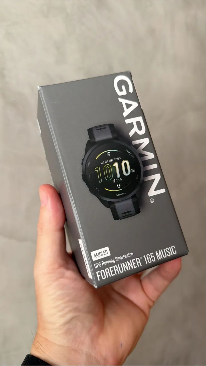 Relógio Garmin 165 Forerrunner Music PRETO