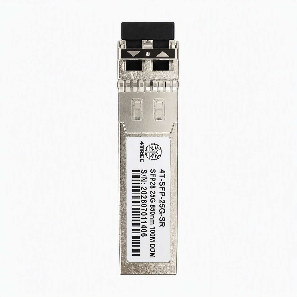 SFP28 25G MM Dual Fiber 850nm 100M, transceptor óptico compatível 4TREE