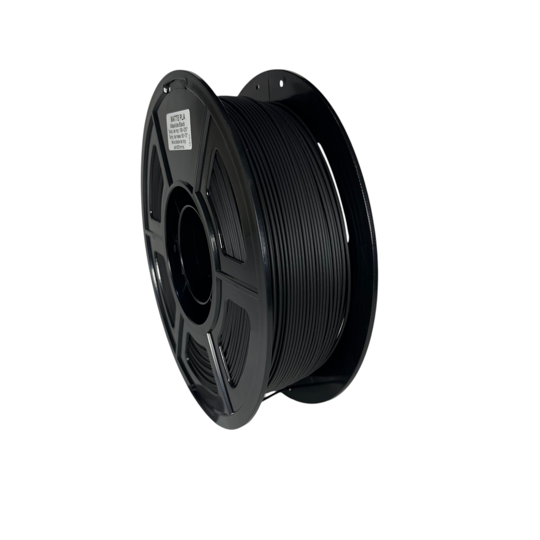 Filamento FusionX PLA Matte Absolute Black 1.0kg 1.75mm