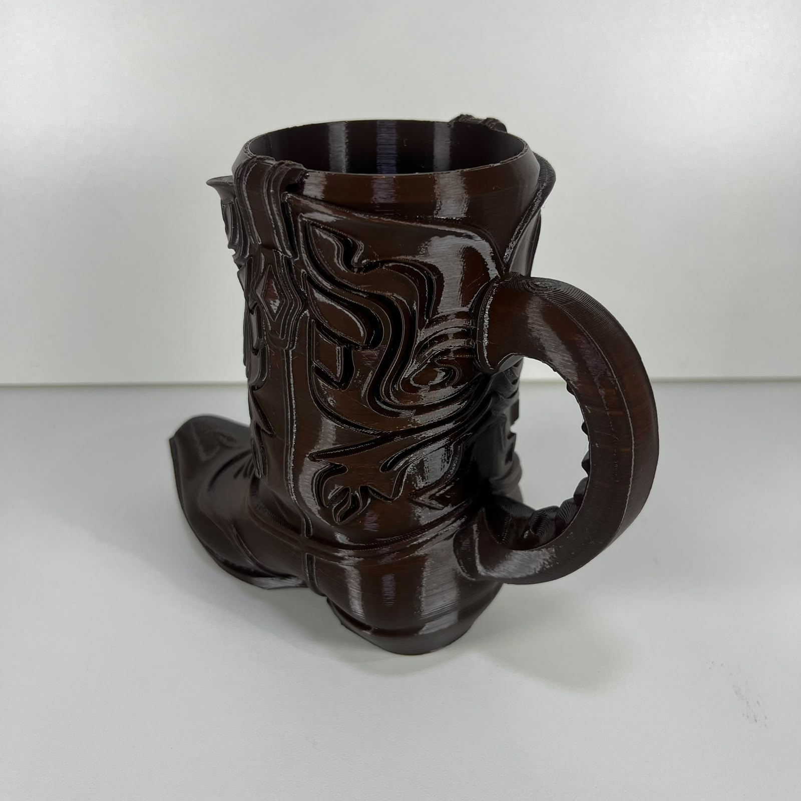 Porta-Lata Bota Country PETG - Linha Clássica - Marrom, foto 3
