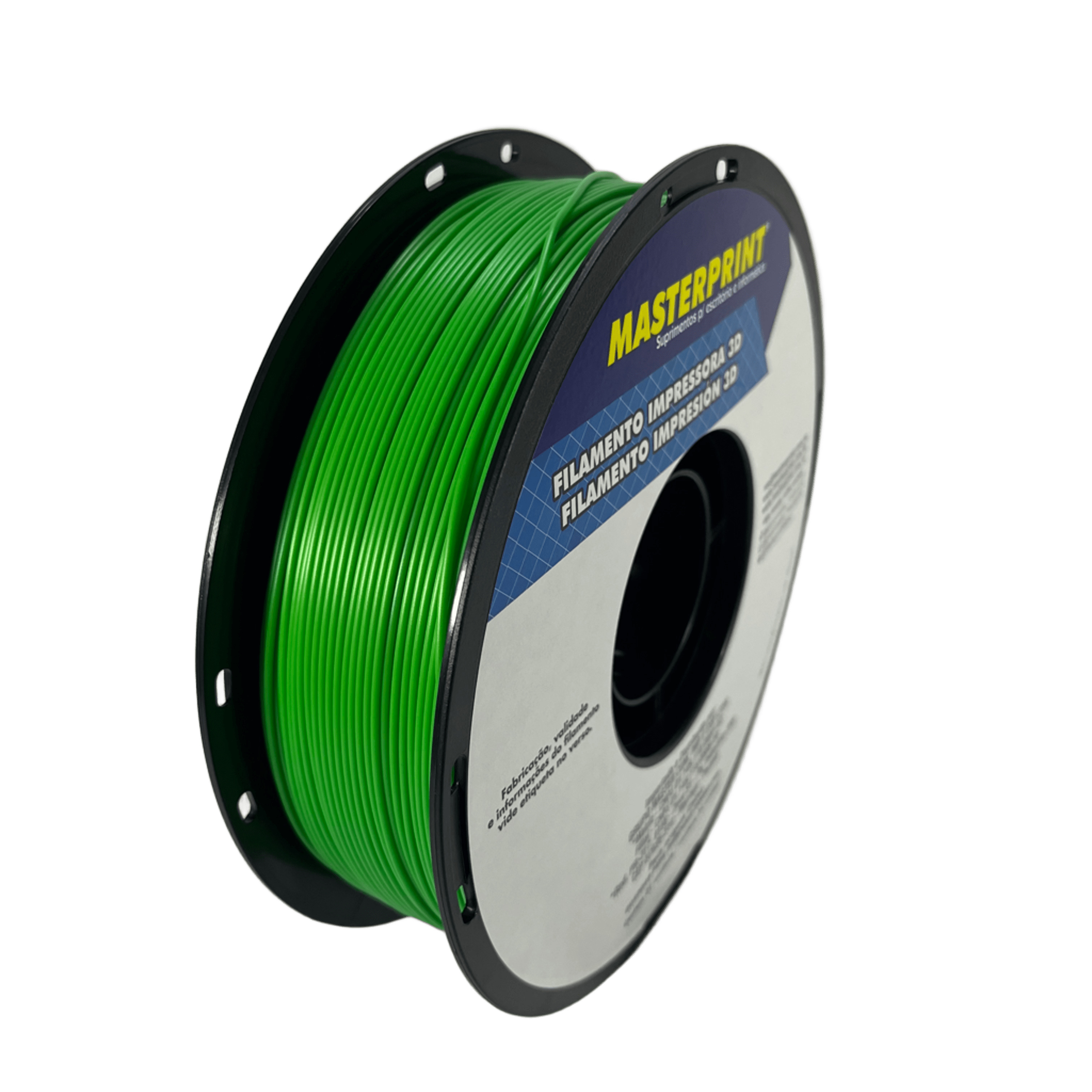 Filamento MasterPrint PLA 1kg 1.75mm Verde Bambu