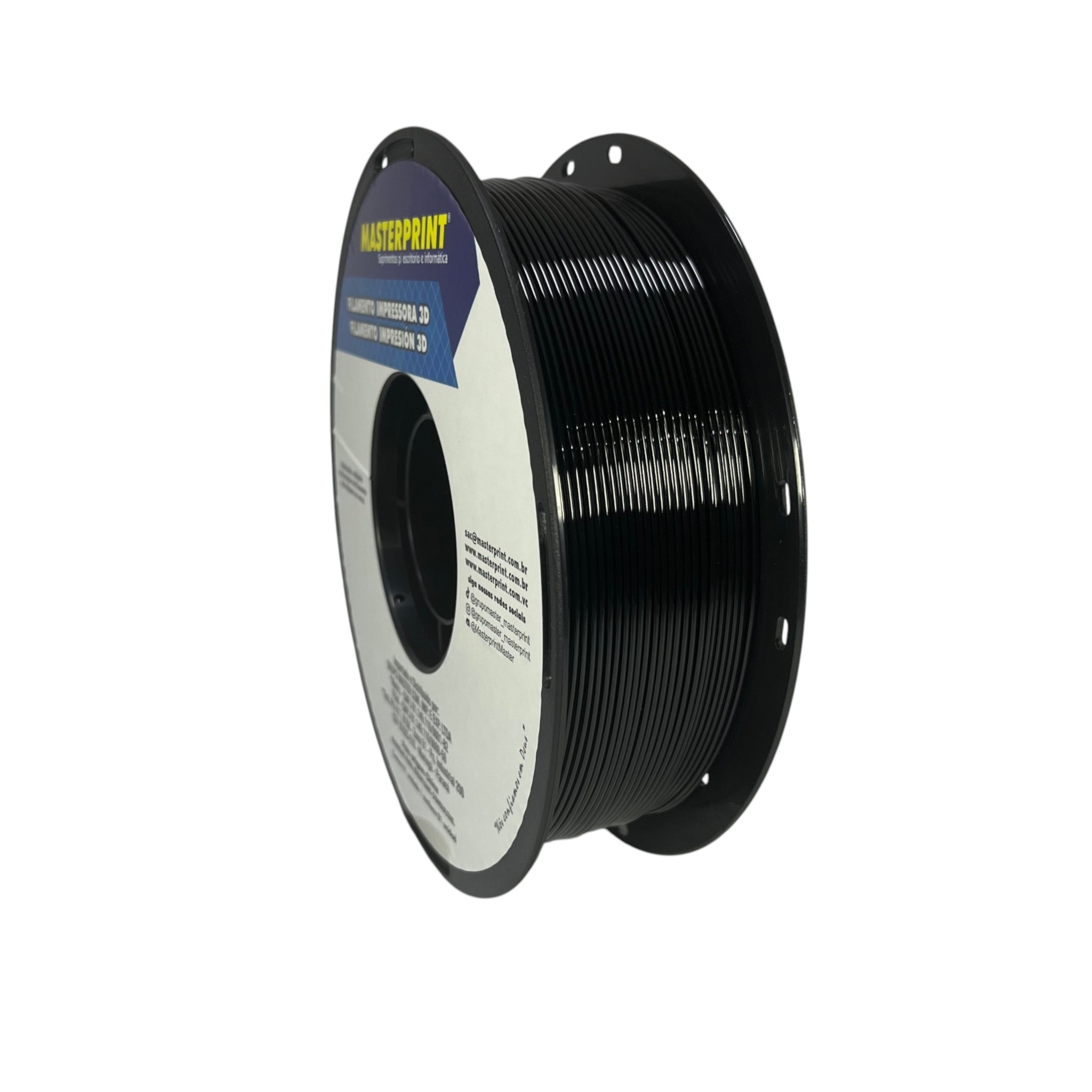 Filamento MasterPrint TPU 1kg 1.75mm Preto