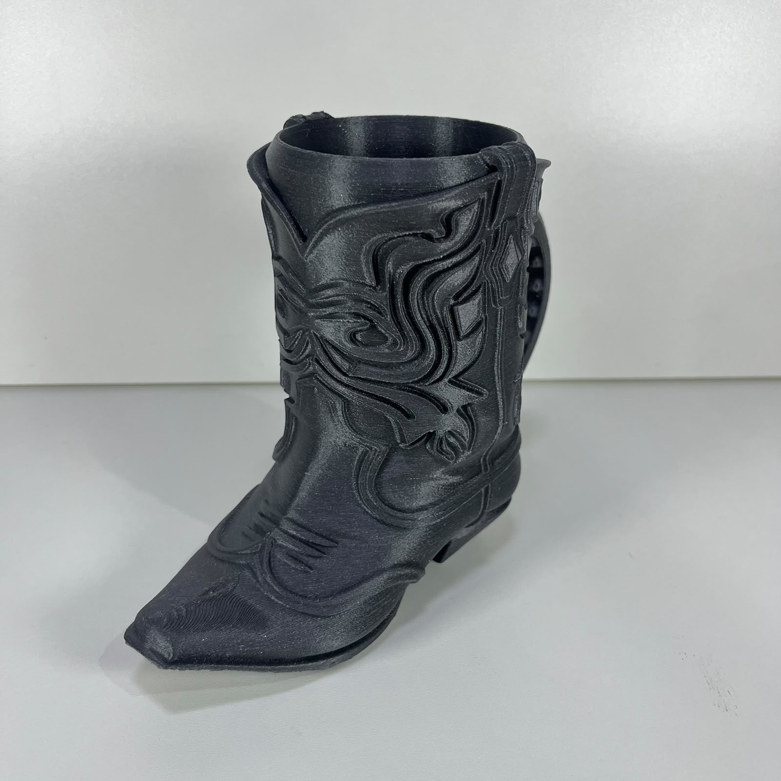 Porta-Lata Bota Country PETG - Linha Clássica - Prata