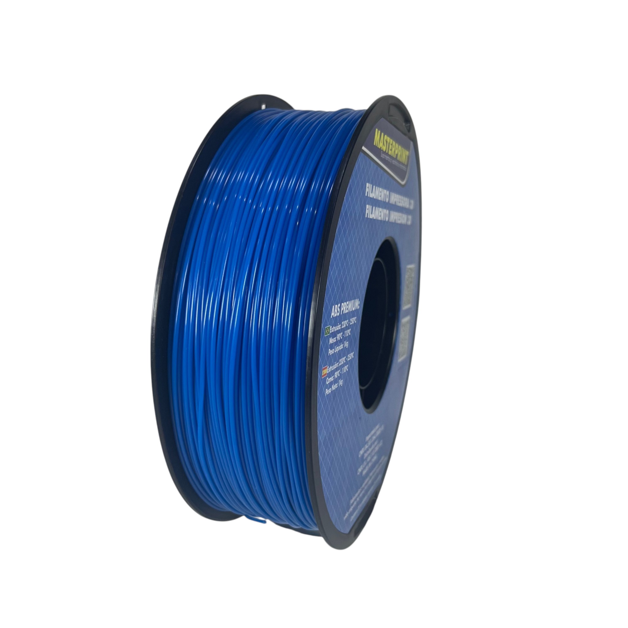 Filamento MasterPrint ABS 1kg 1.75mm Azul, foto 2