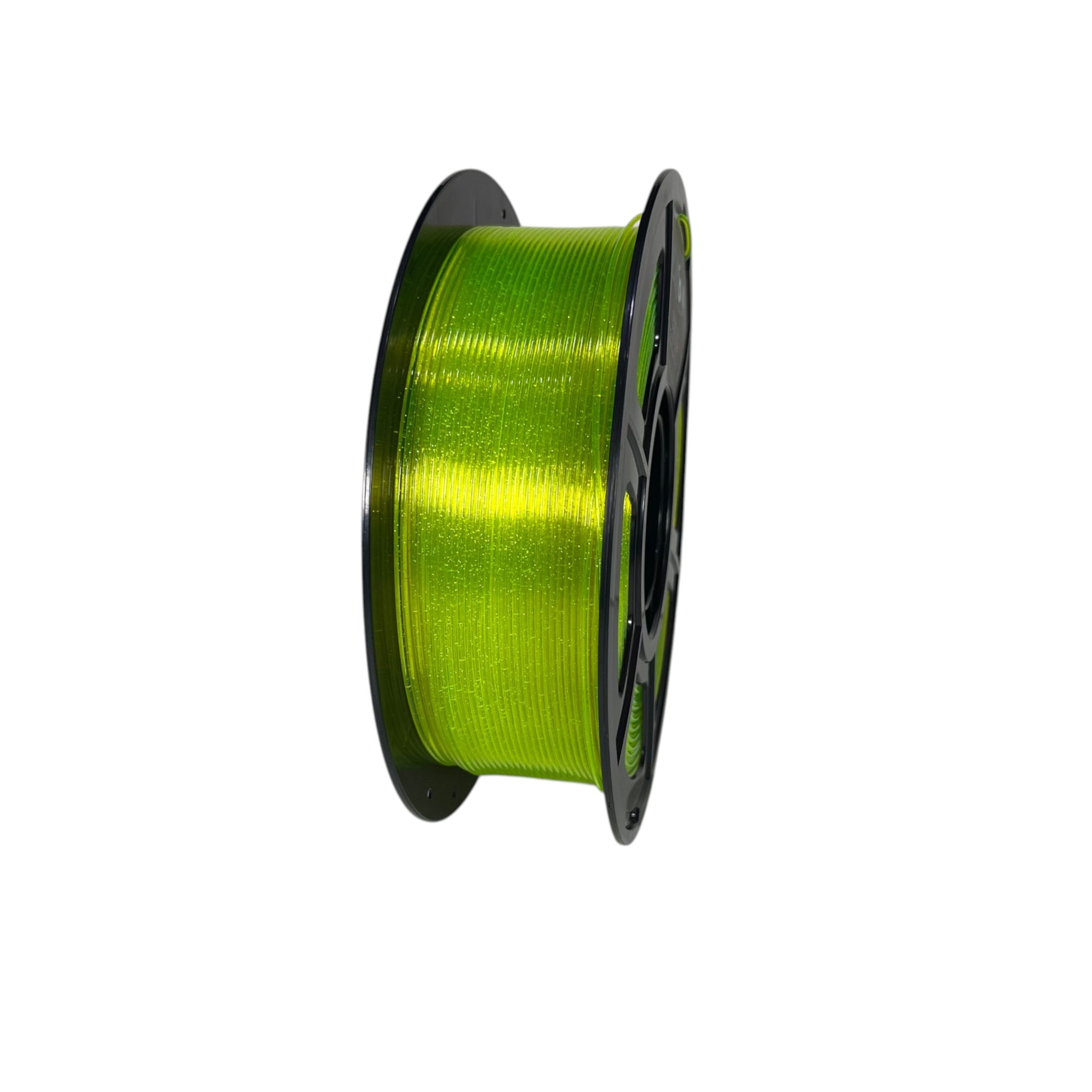 Filamento FusionX PETG Transparente Glitter Amarelo 1.75mm, foto 2