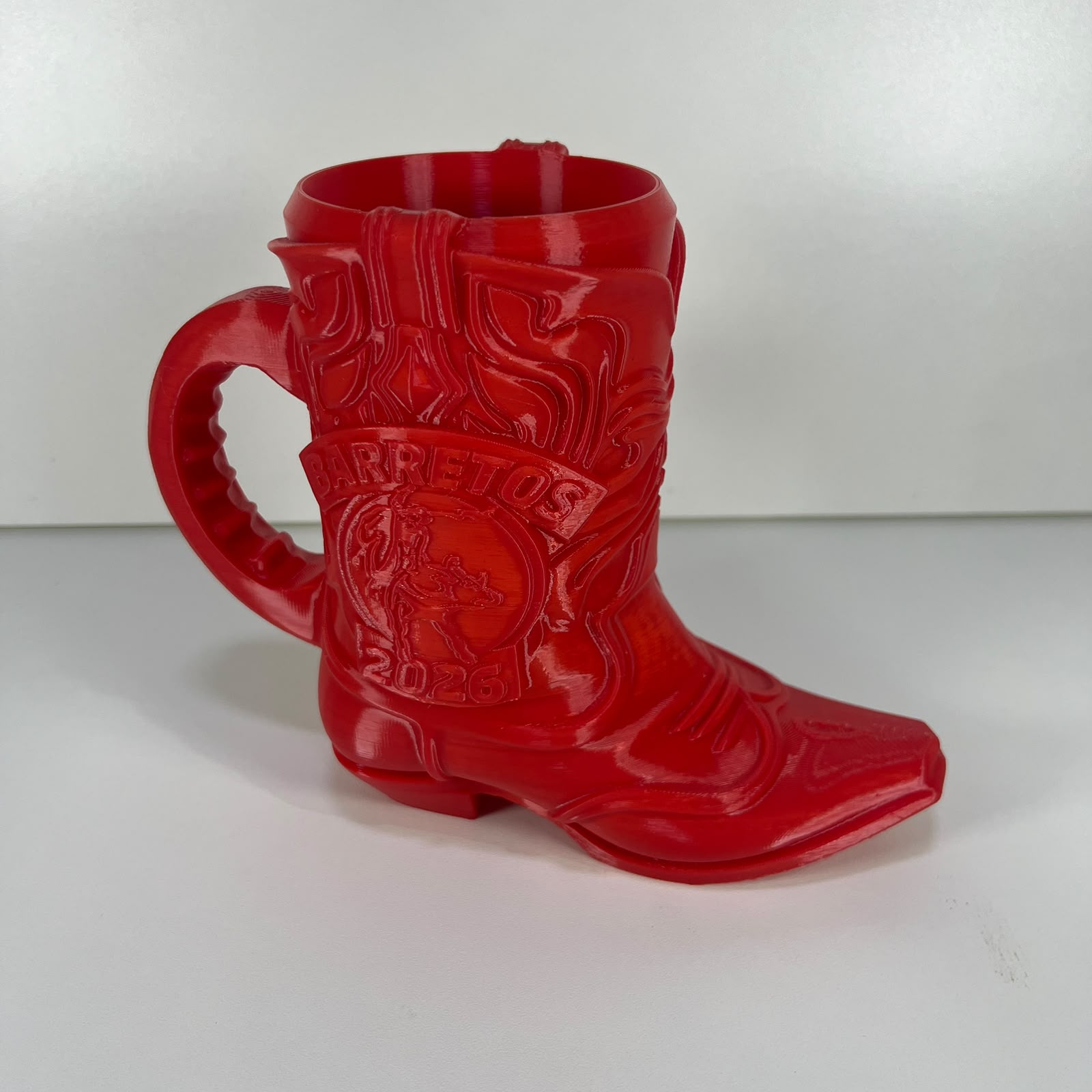 Porta-Lata Bota Country PETG - Edição Barretos 2026 - Vermelho, foto 2