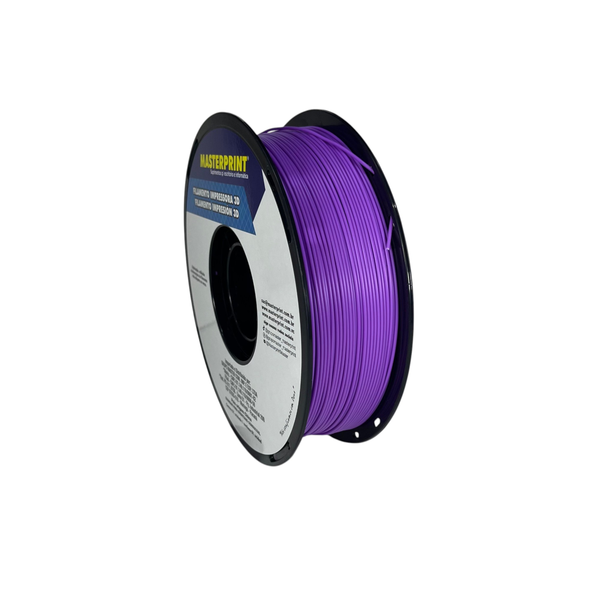 Filamento MasterPrint PLA 1kg 1.75mm Roxo