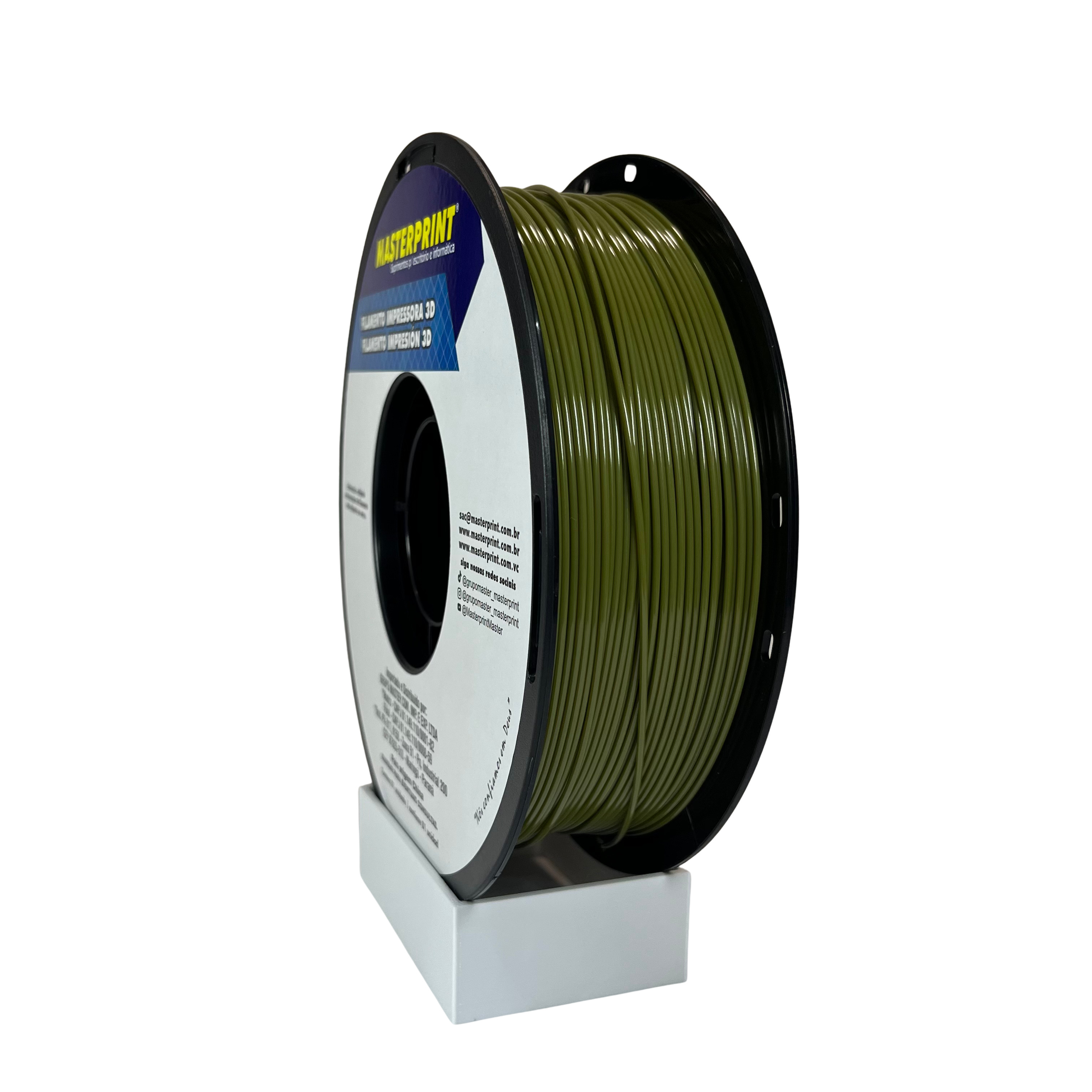 Filamento MasterPrint PETG 1kg 1.75mm Green Olive