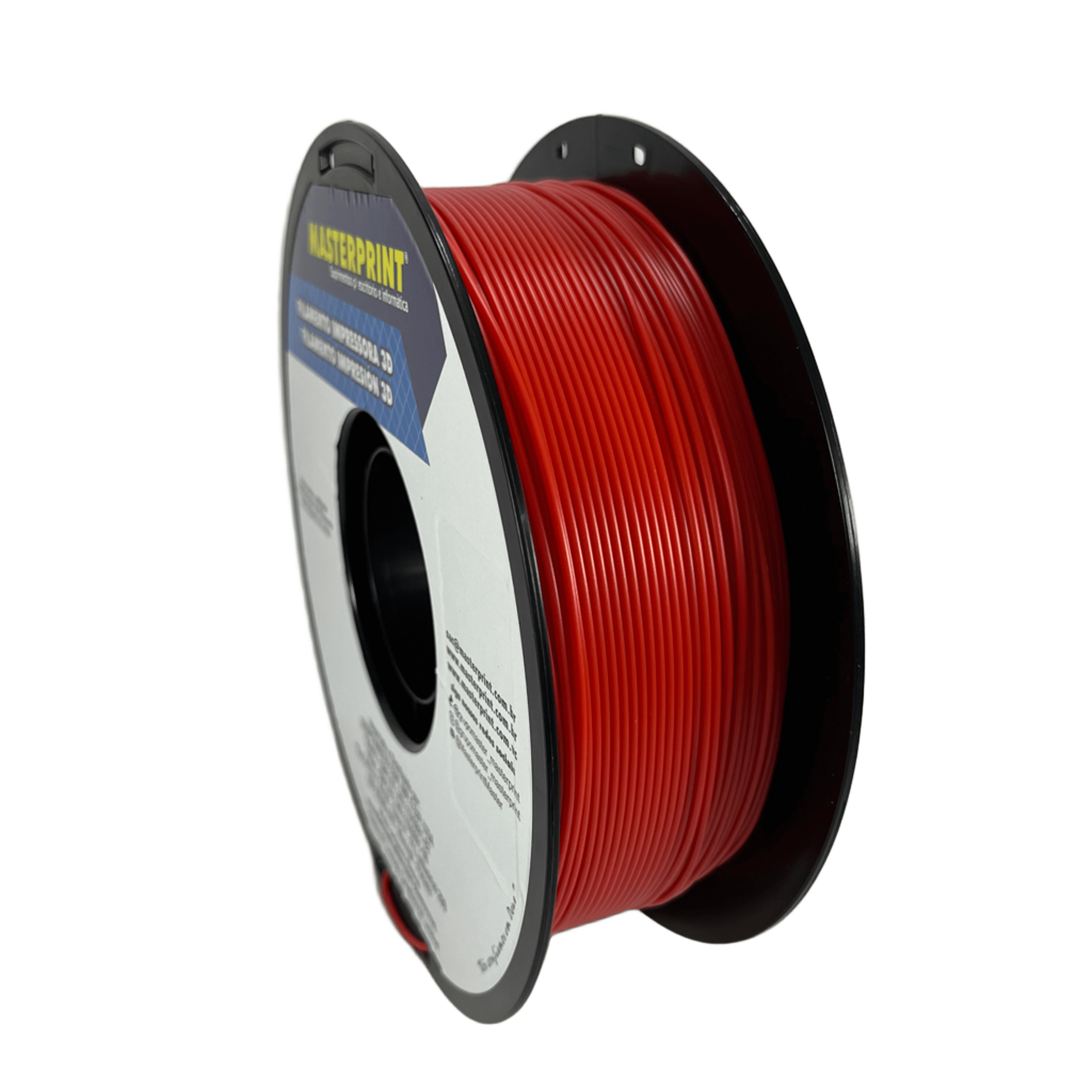 Filamento MasterPrint PLA 1kg 1.75mm Vermelho