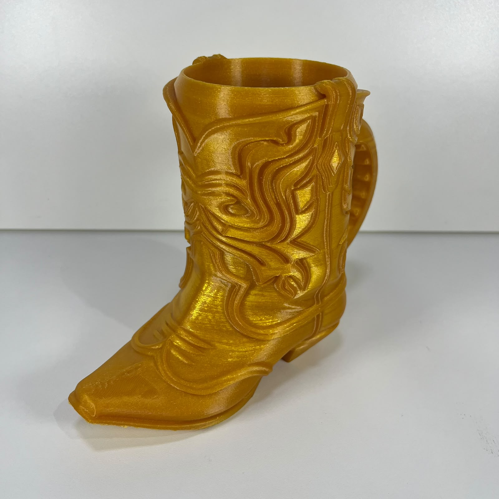 Porta-Lata Bota Country PETG - Linha Clássica - Dourado