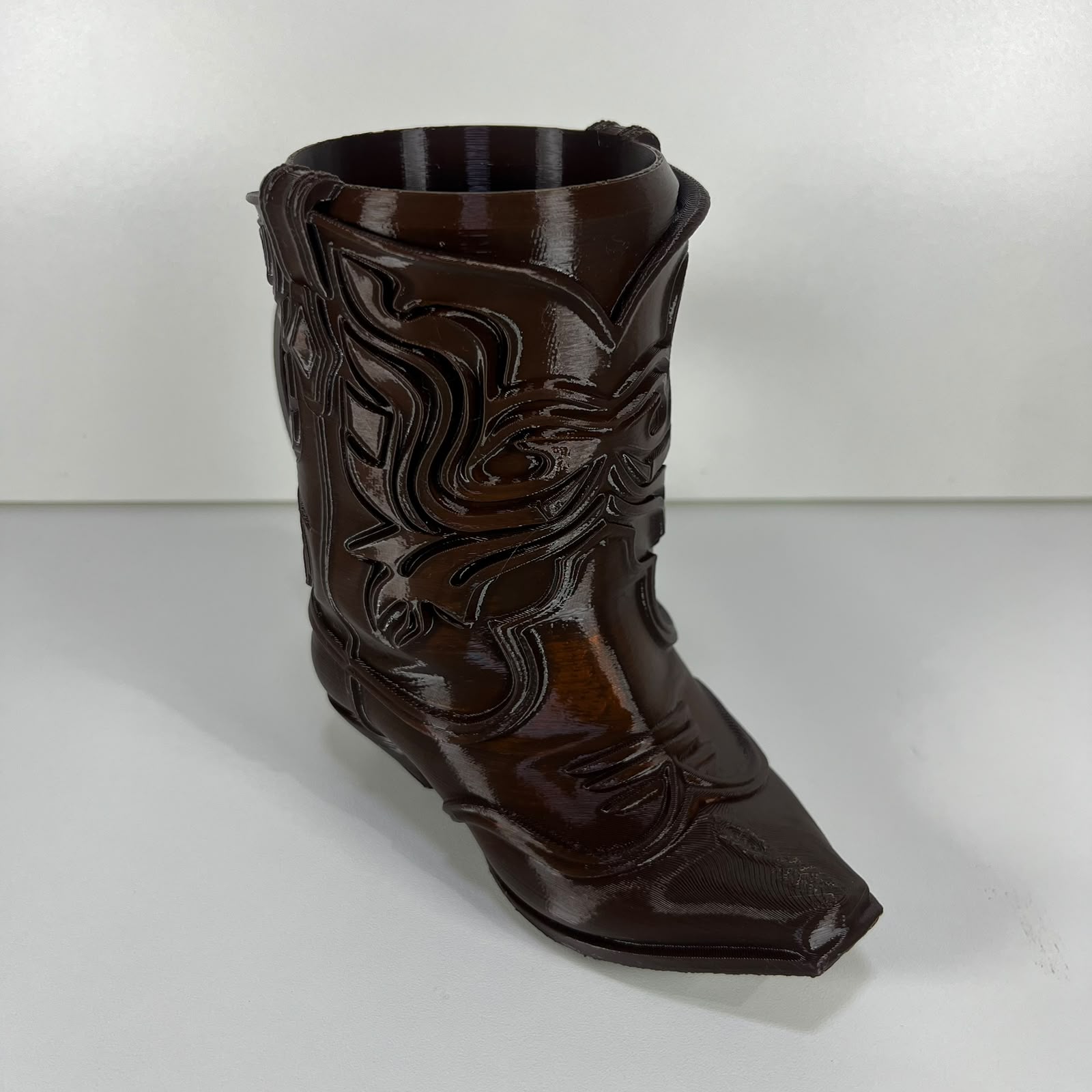 Porta-Lata Bota Country PETG - Linha Clássica - Marrom, foto 2