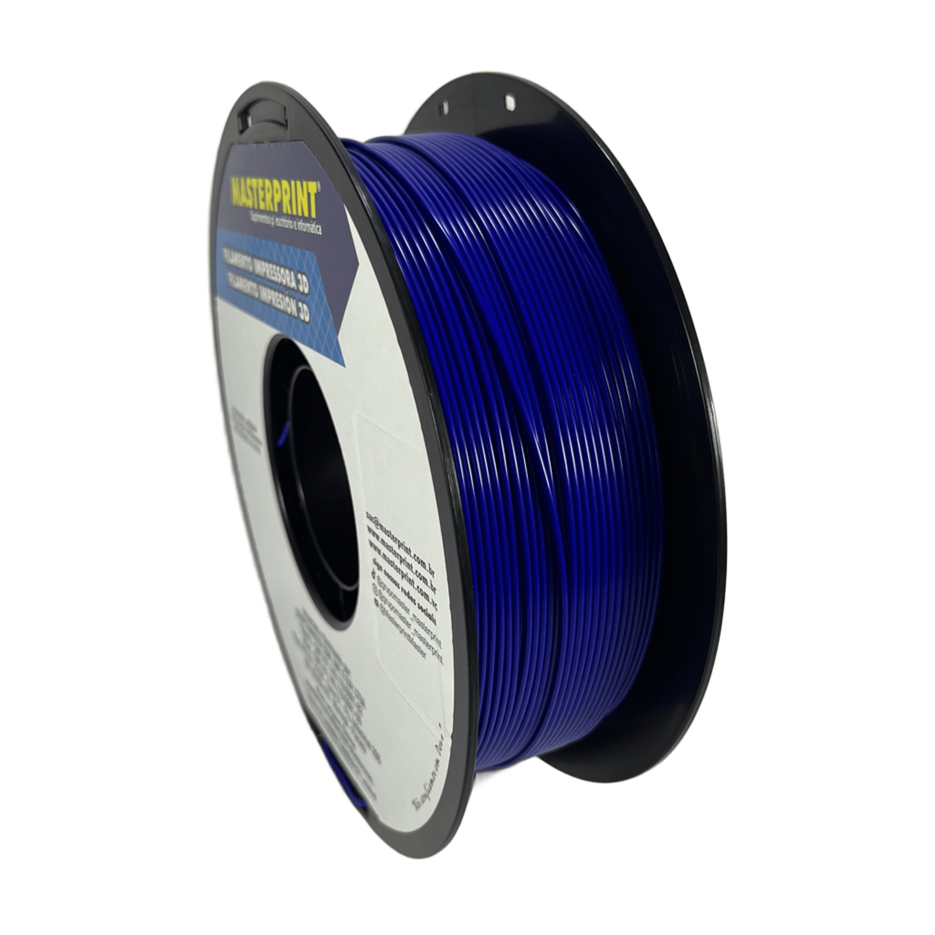 Filamento MasterPrint PLA 1kg 1.75mm Azul Escuro